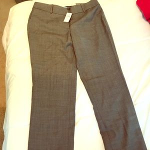 NWT Anne Taylor Gray Straight Leg Pants